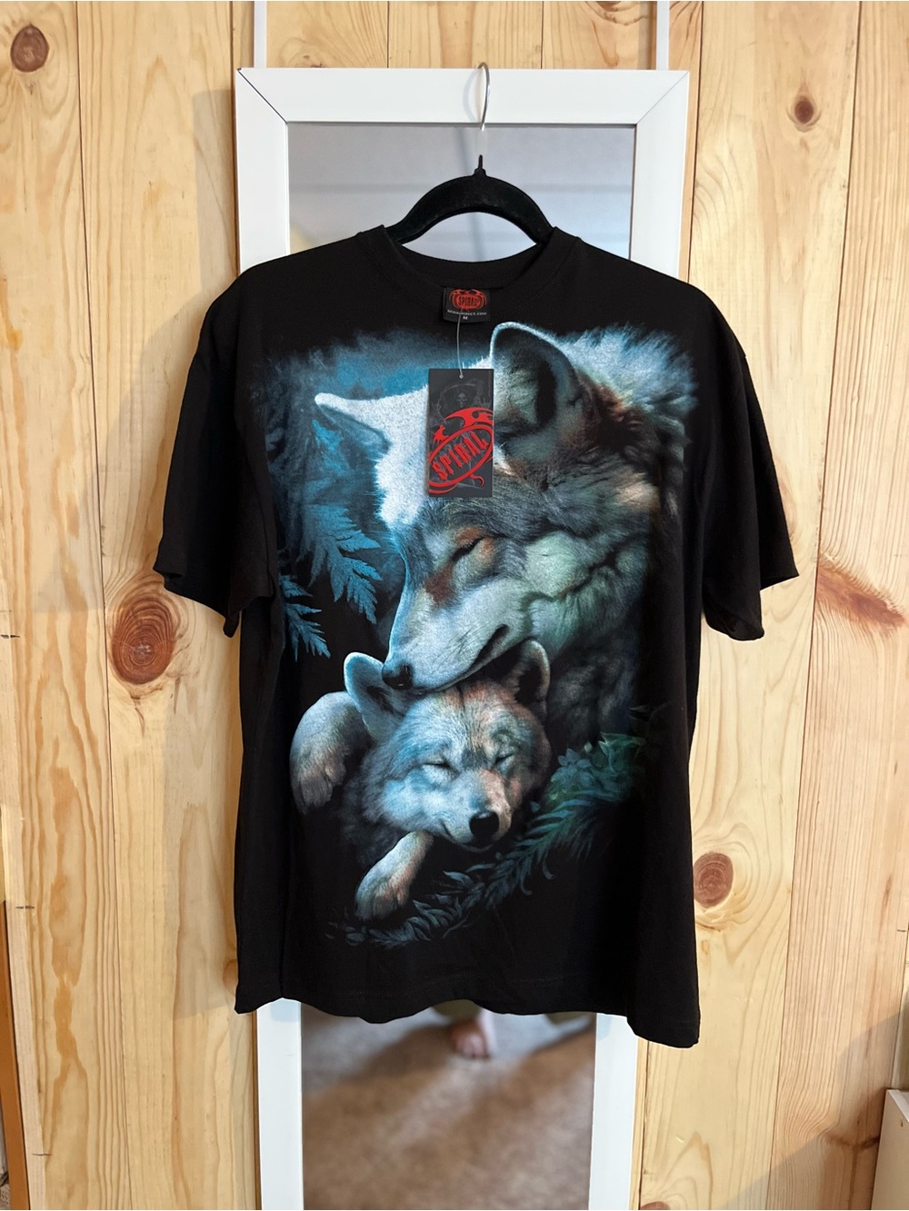 Spiral Mothers Love Wolf Tee 100% Cotton NWT